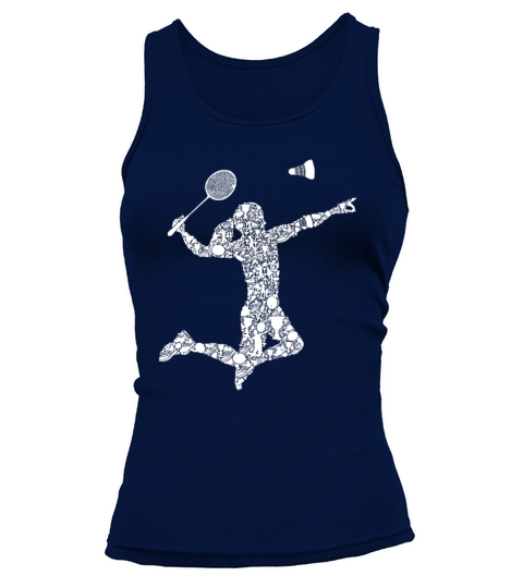 Badminton Player Shuttlecock Women Girls Tank top Woman