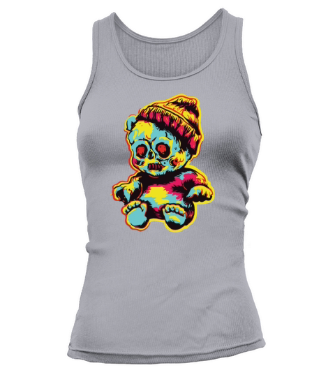Horror Scary Bear Halloween Hexy Huggles Tank top Woman