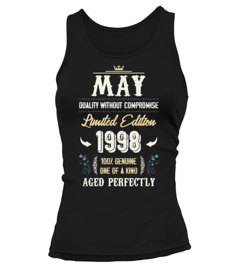 May 1998 Vintage Birthday Present Tank top Woman