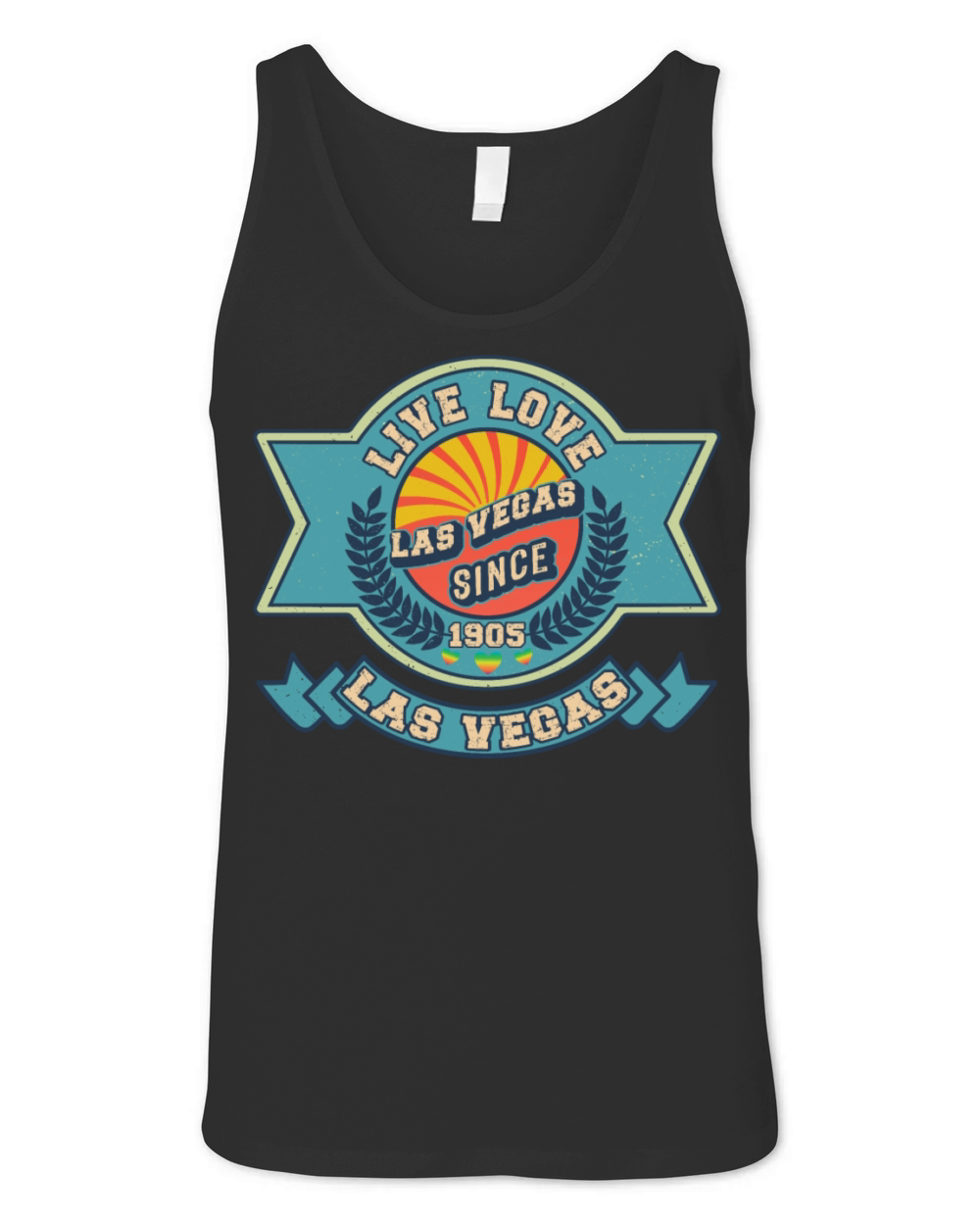 Funy Retro Vintage Las Vegas 1905 Unisex Jersey Tank