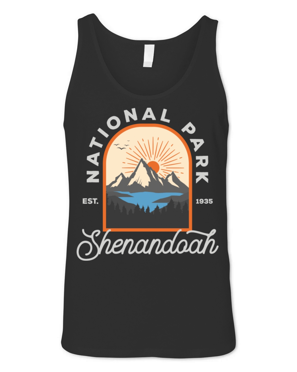 National Park Shenandoah Vintage Virginia Unisex Jersey Tank