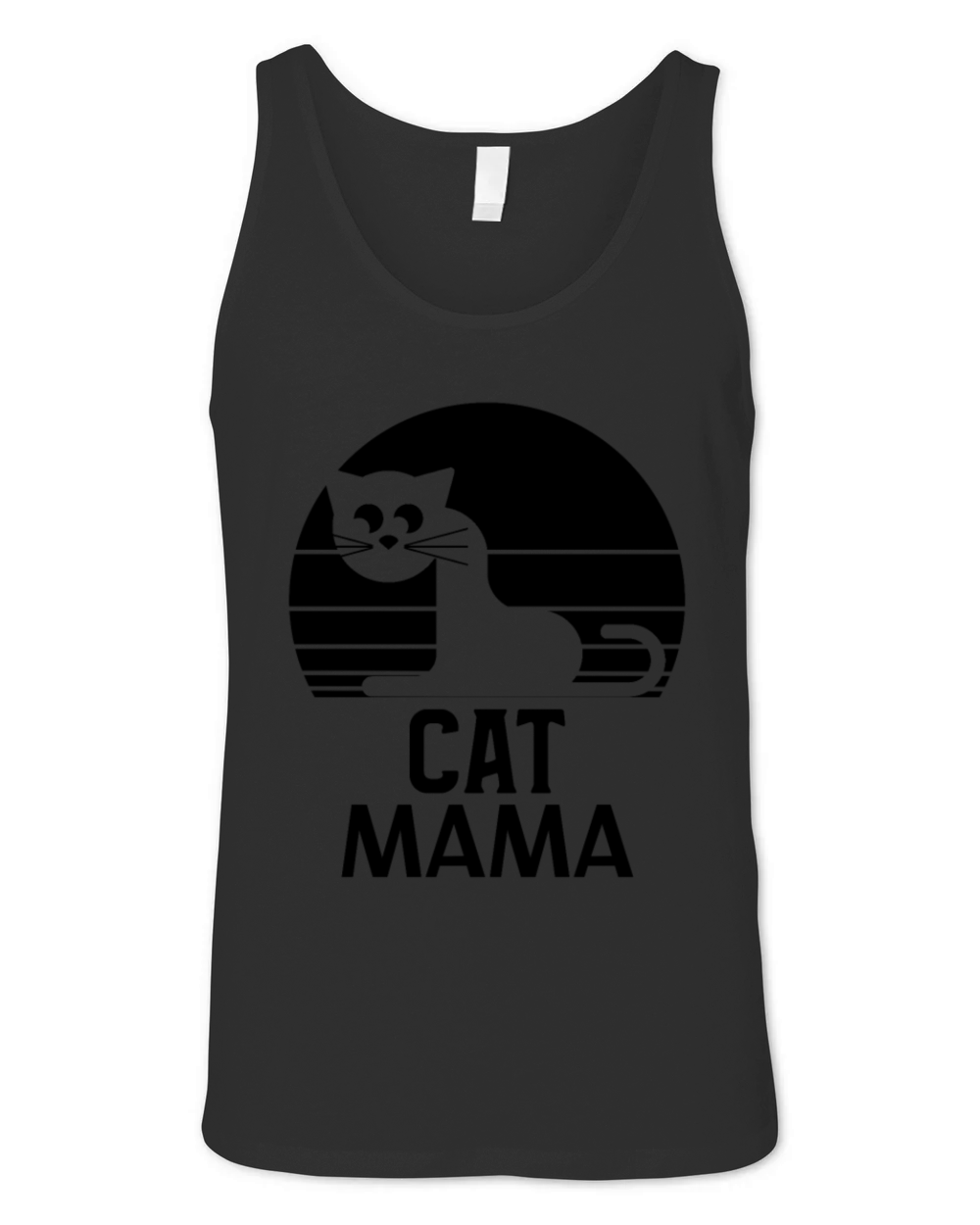 Vintage Eighties Style Distressed Cat Daddy Retro Unisex Jersey Tank