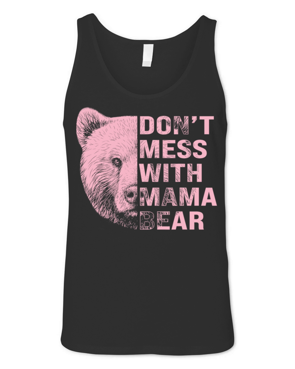 Vintage Mothers Day Dont Mess with Mama Bear Gift Unisex Jersey Tank