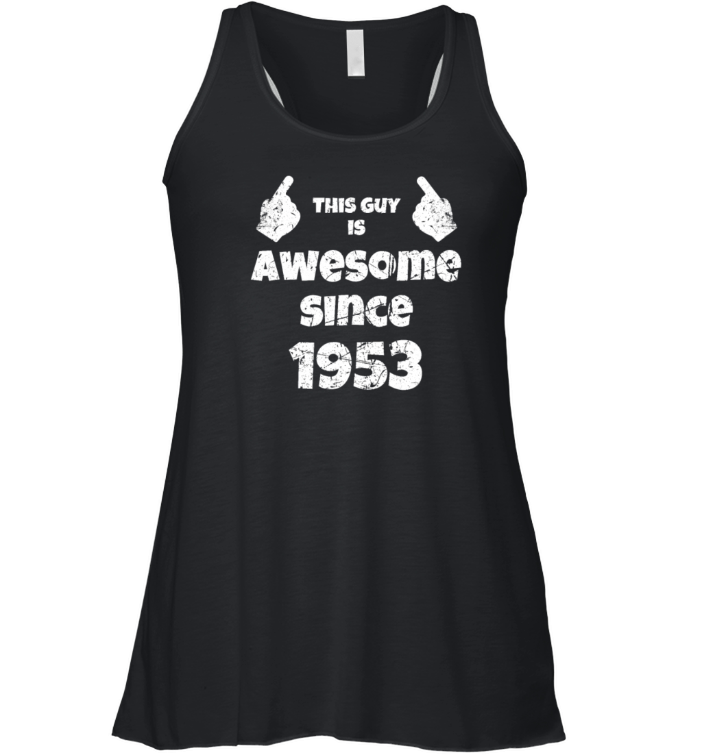 70th Birthday Vintage 1953 Women's Flowy Tank Top
