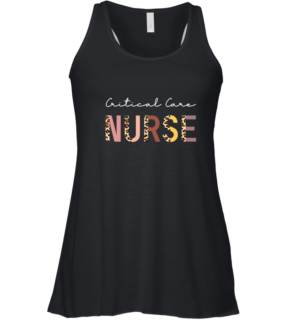 Critical Care Nurse ICU Nurse Intensive Care Nursi Women's Flowy Tank Top
