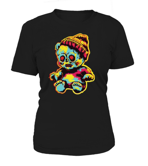 Horror Scary Bear Halloween Hexy Huggles Women's T-Shirt