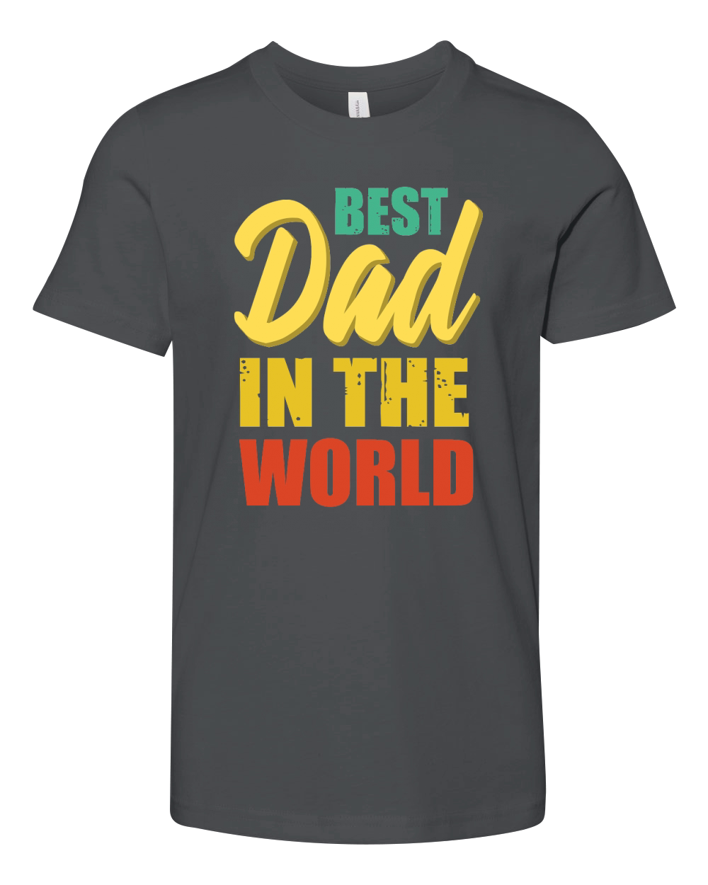 Best Dad In The World Youth Unisex Jersey Tee