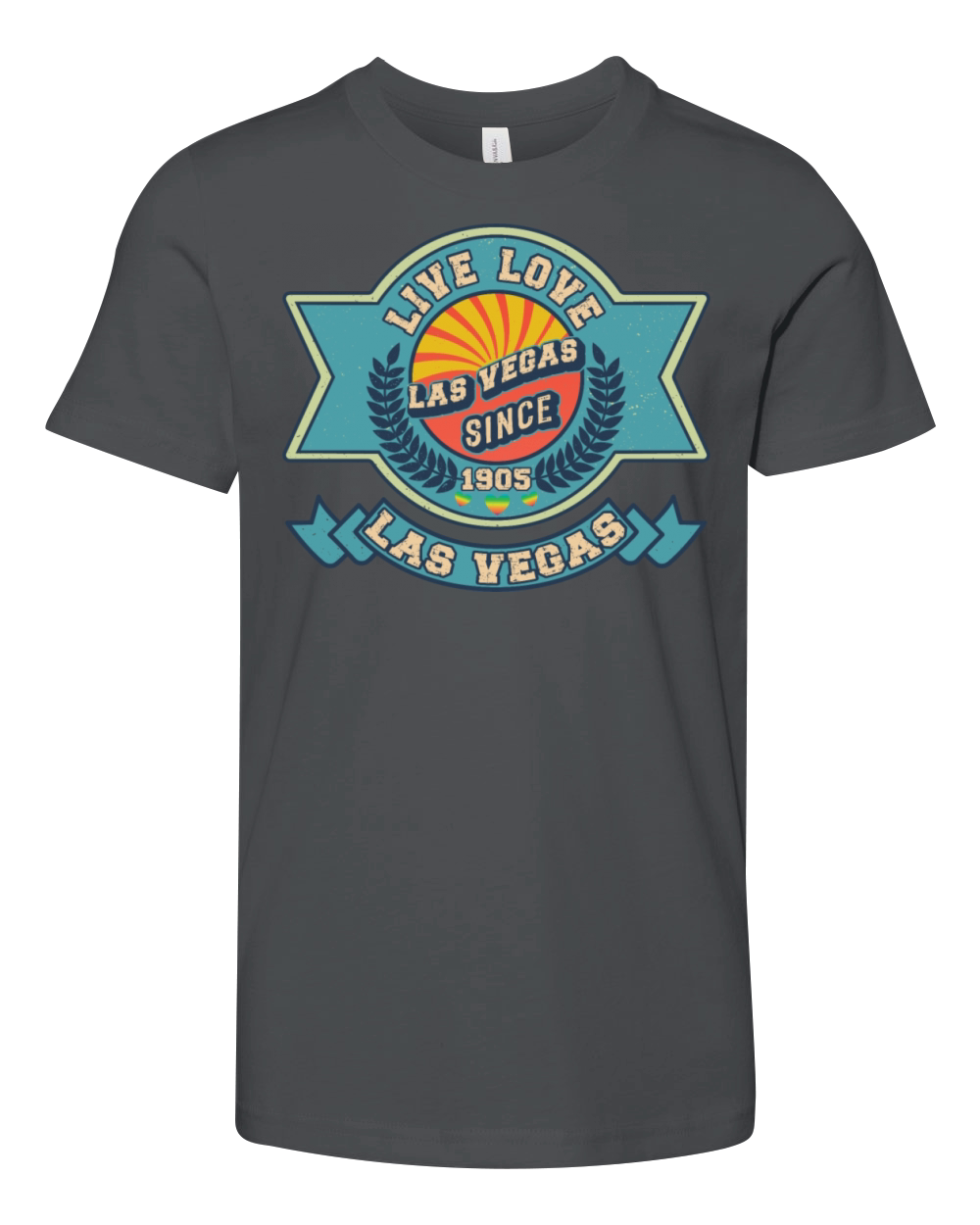 Funy Retro Vintage Las Vegas 1905 Youth Unisex Jersey Tee
