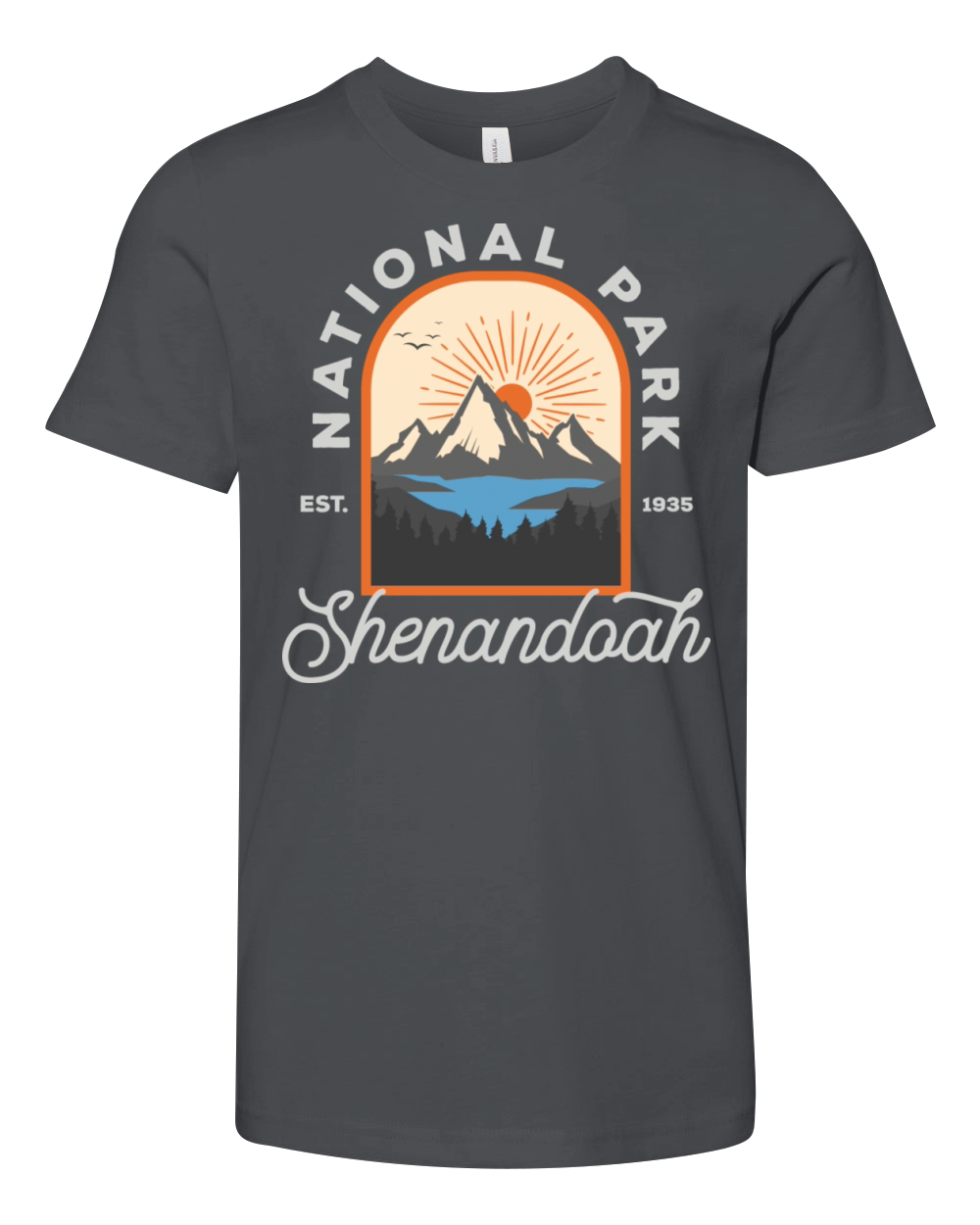 National Park Shenandoah Vintage Virginia Youth Unisex Jersey Tee