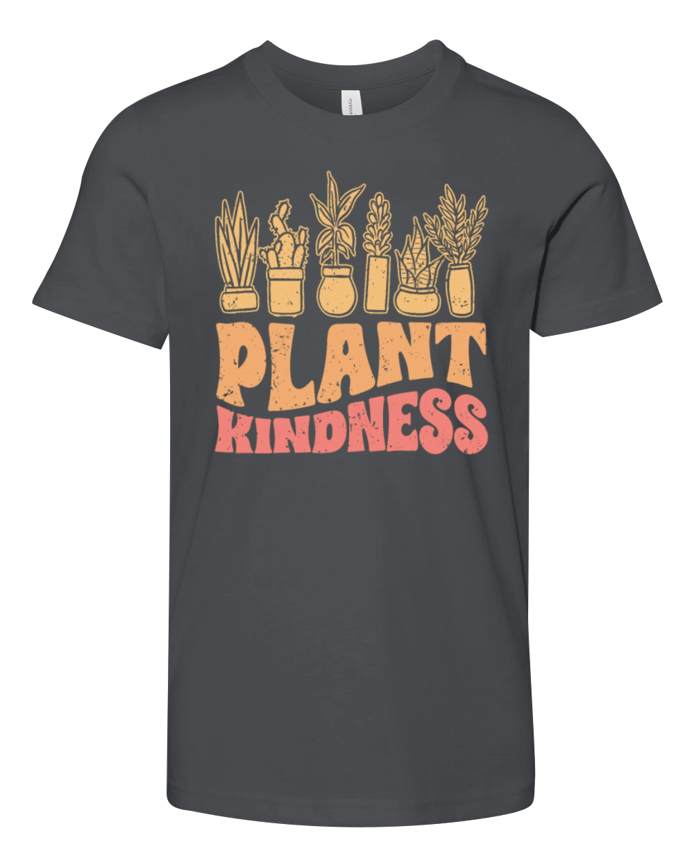 Plant Kindness Vintage Plant Lover For Kind Youth Unisex Jersey Tee