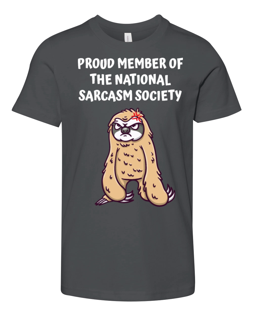 Proud Member of the National Sarcasm Society Funny Youth Unisex Jersey Tee