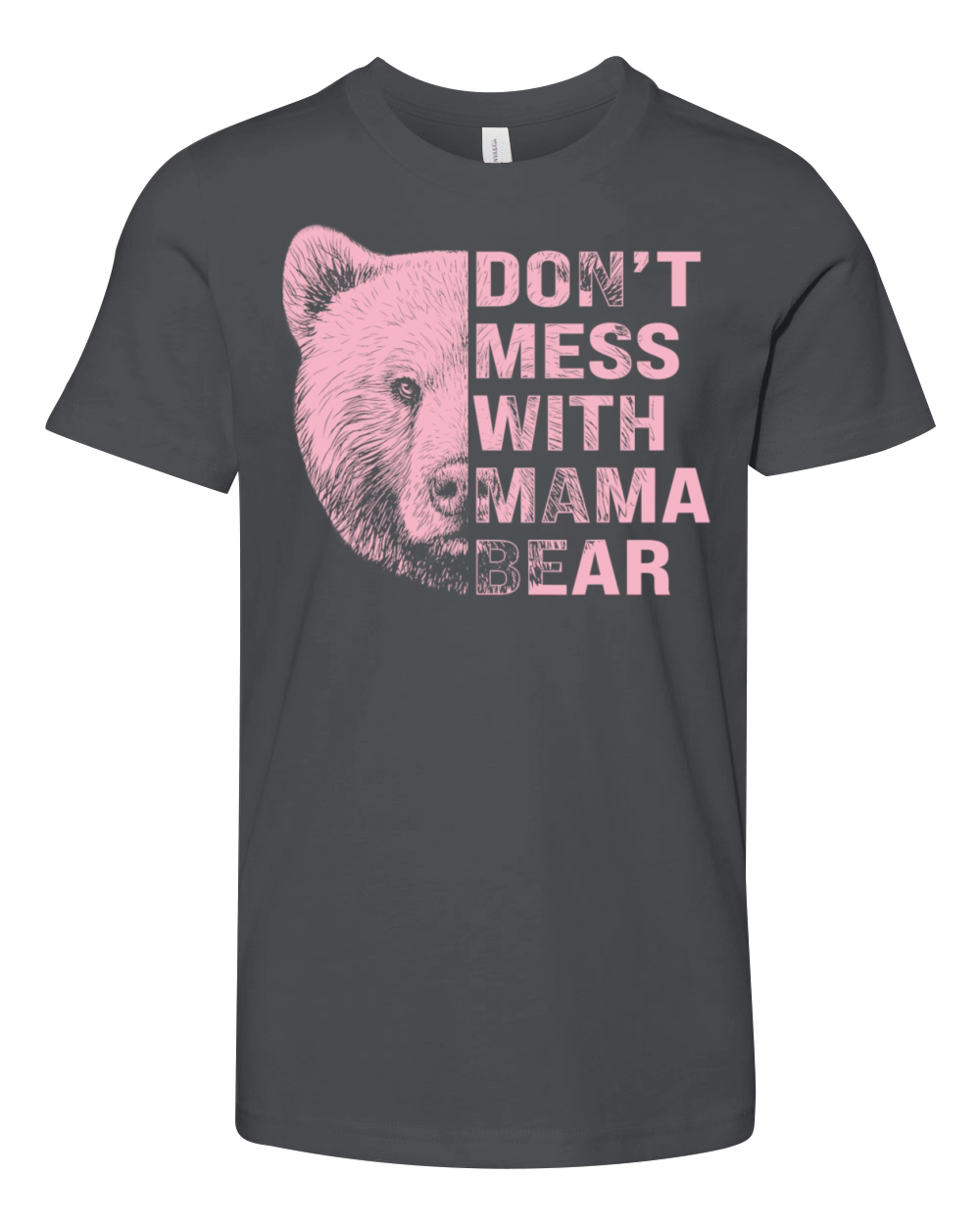 Vintage Mothers Day Dont Mess with Mama Bear Gift Youth Unisex Jersey Tee