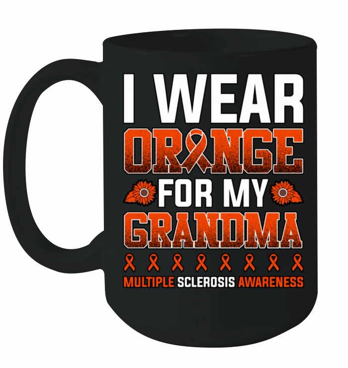 I Wear Orange For My Grandma Multiple Sclerosis Ceramic Mug
