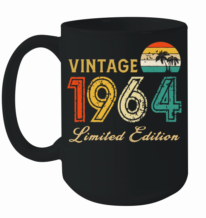 Vintage 1964 Limited Edition Made In 1964 Birthday Ceramic Mug