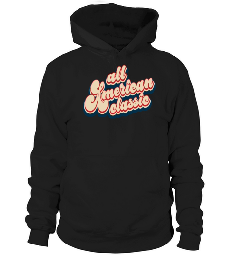 American Patriotic 4th of July Classic Vintage Hoodie Unisex