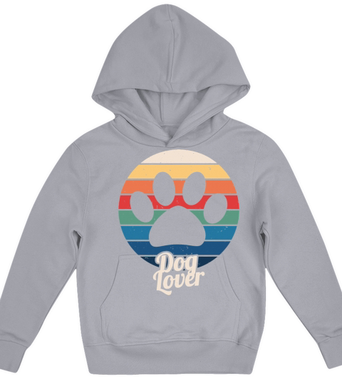 Dog lover vintage retro Kids Hoodie