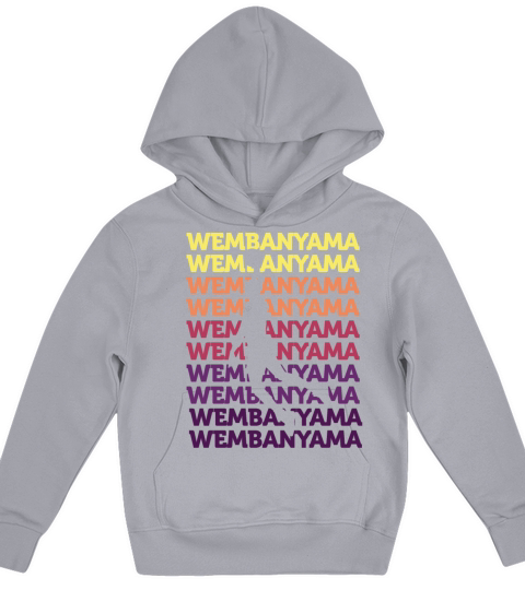 Wembanyama Basketball Amazing Gift Fan Kids Hoodie
