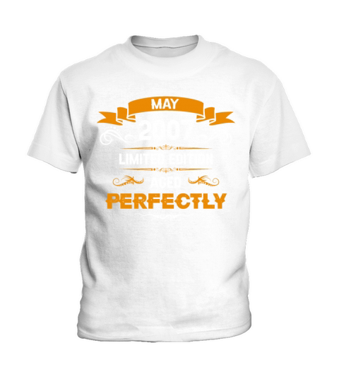 May 2007 Vintage Birthday Present Kids T-Shirt
