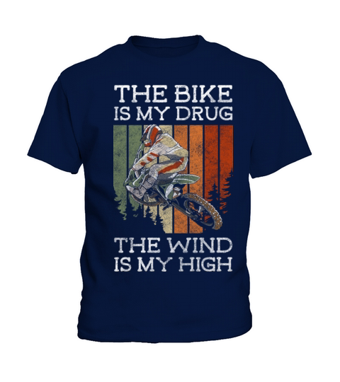 Mountain Bike Adrenaline Motocross Extreme Sport Kids T-Shirt
