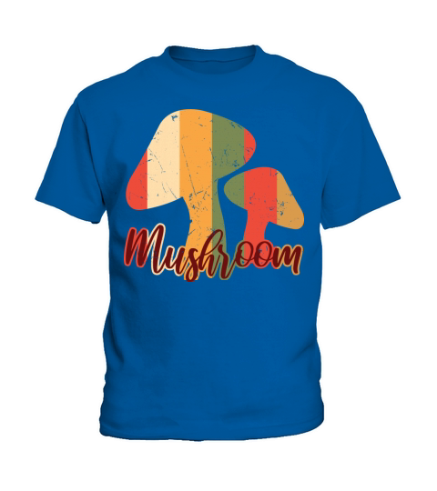 Mushroom Vintage Distressed Kids T-Shirt