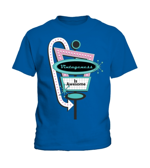 Vintageness Is Awesome Kids T-Shirt