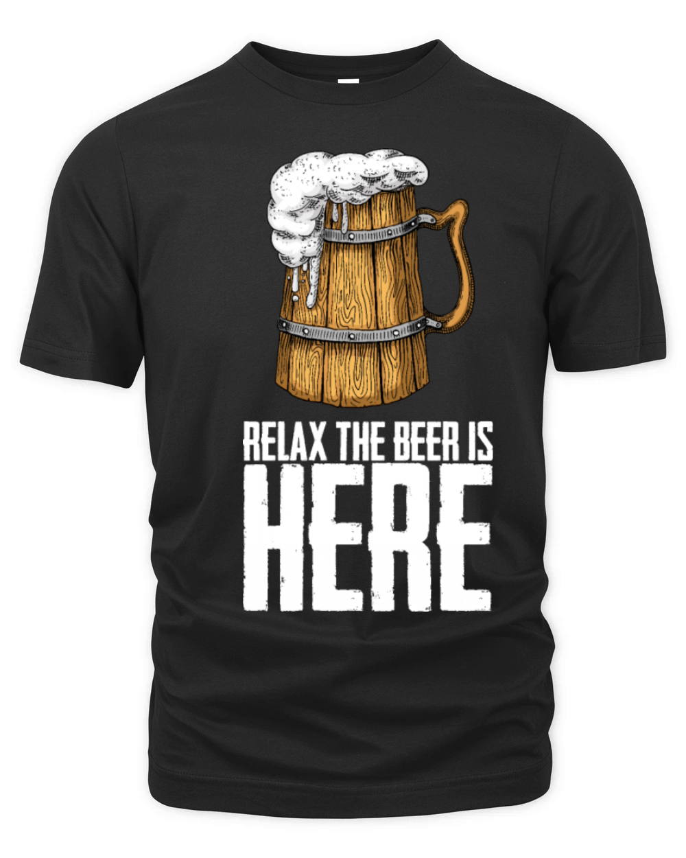 Relax the beer is here Organic Unisex T-shirt