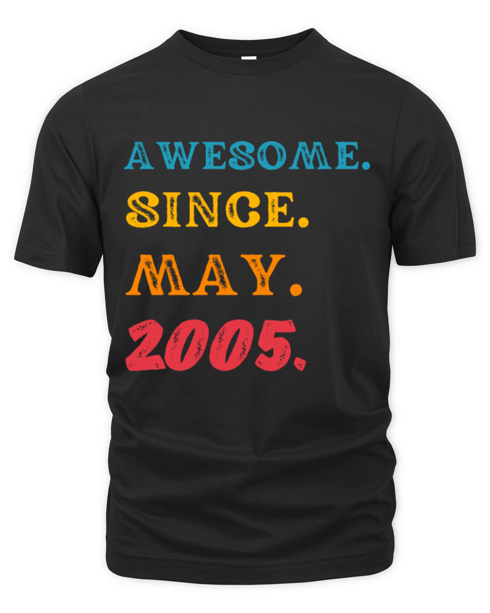 Vintage amesome since May 2005 T-Shirt - Best 18th Organic Unisex T-shirt