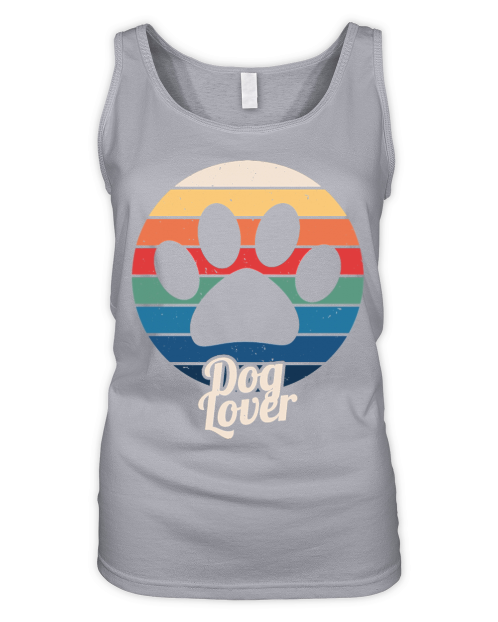 Dog lover vintage retro Organic Women's Tank Top