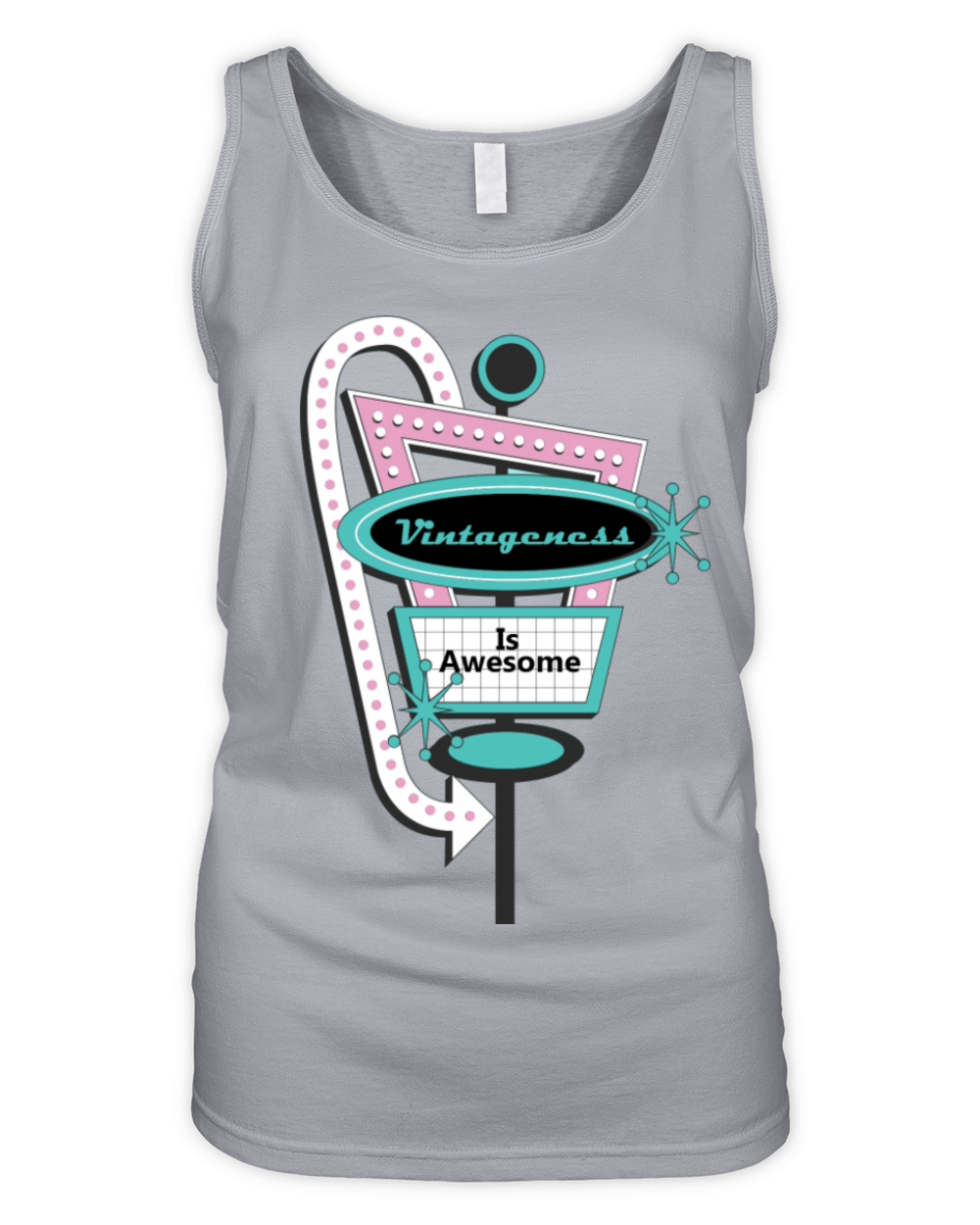 Vintageness Is Awesome Organic Women's Tank Top