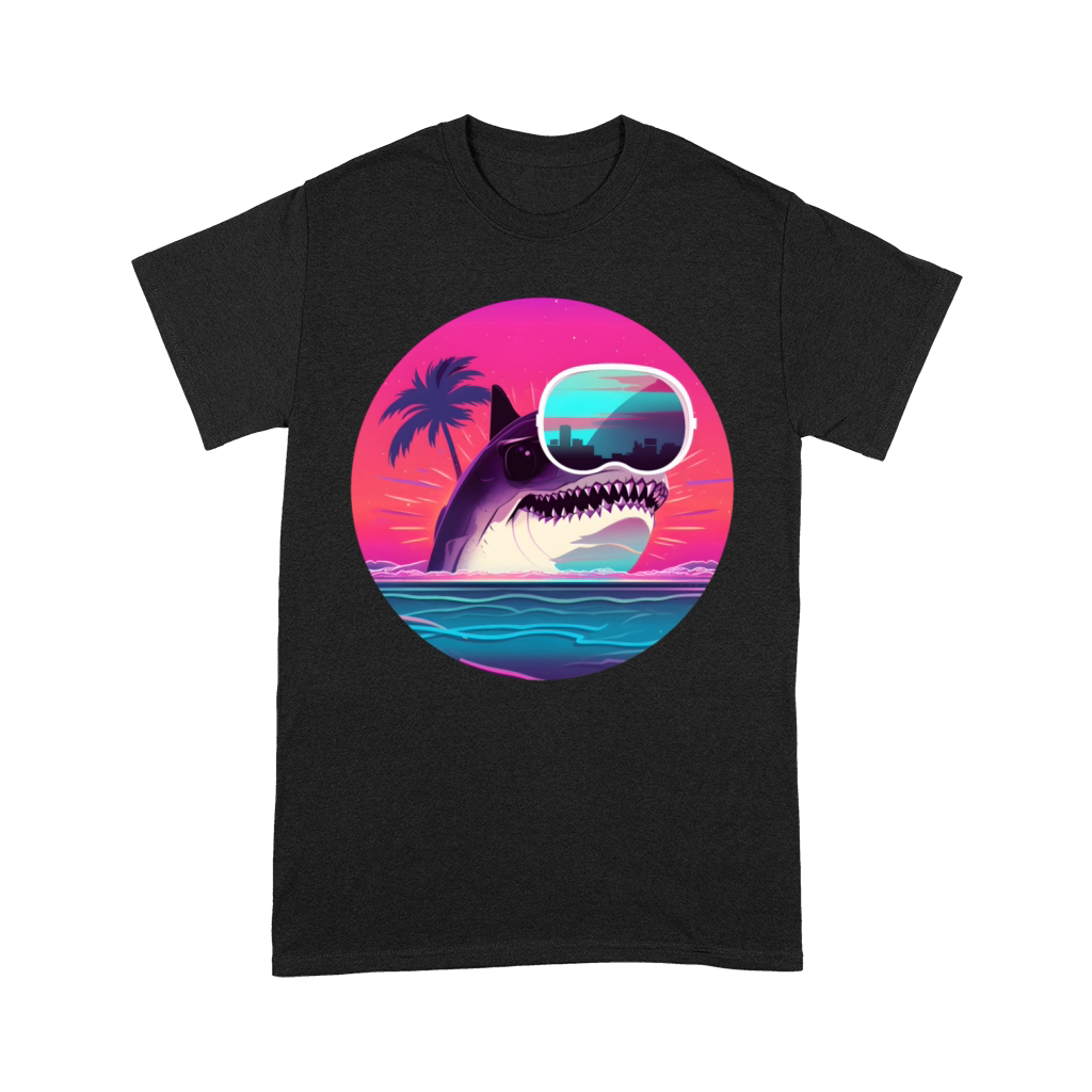 80s 90s Vintage Shark Style Premium T-shirt