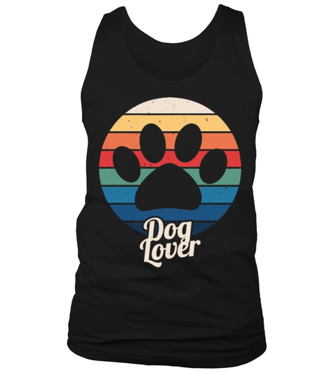 Dog lover vintage retro Tank Top Unisex