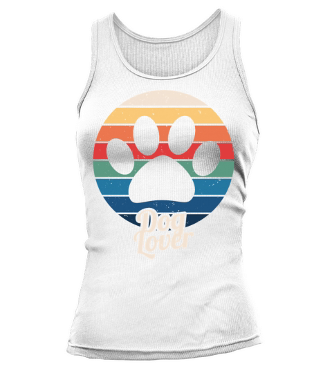 Dog lover vintage retro Tank top Woman
