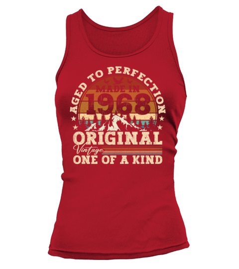 Original 1968 Vintage Vintage Birthday Retro Tank top Woman
