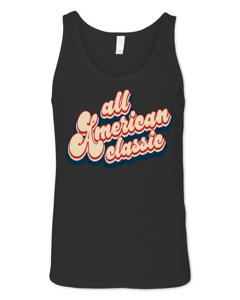 American Patriotic 4th of July Classic Vintage Unisex Jersey Tank
