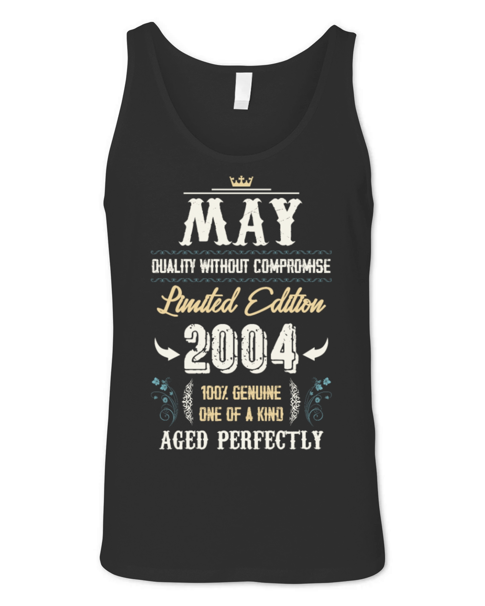 May 2004 Vintage Birthday Present Unisex Jersey Tank