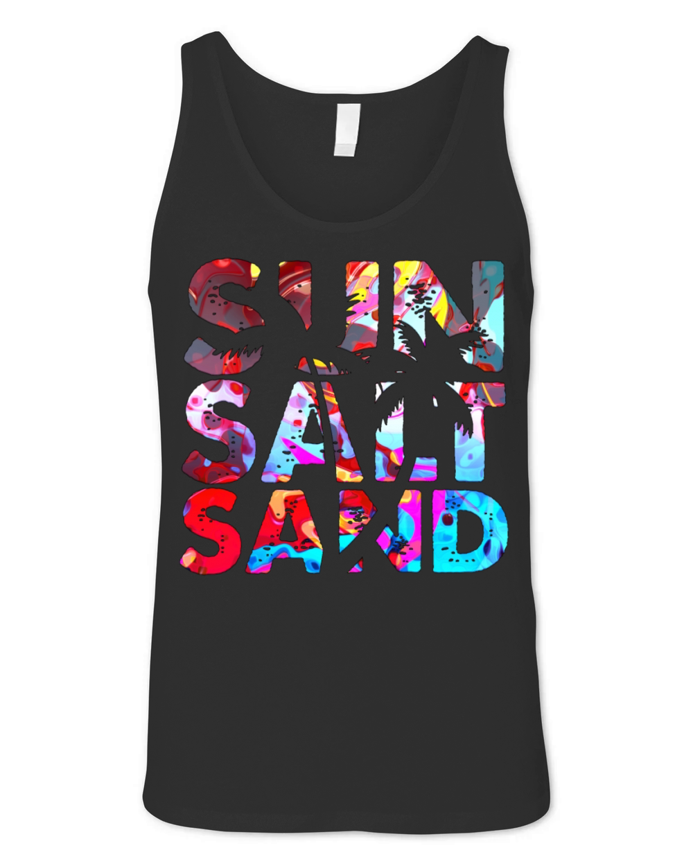 Summer surf croatia beach paradise hrvatska party Unisex Jersey Tank