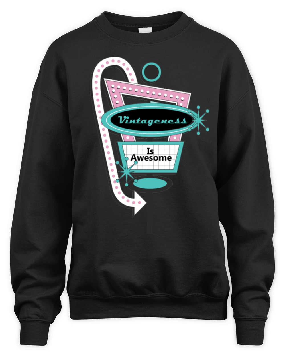 Vintageness Is Awesome Unisex Premium Crewneck Sweatshirt