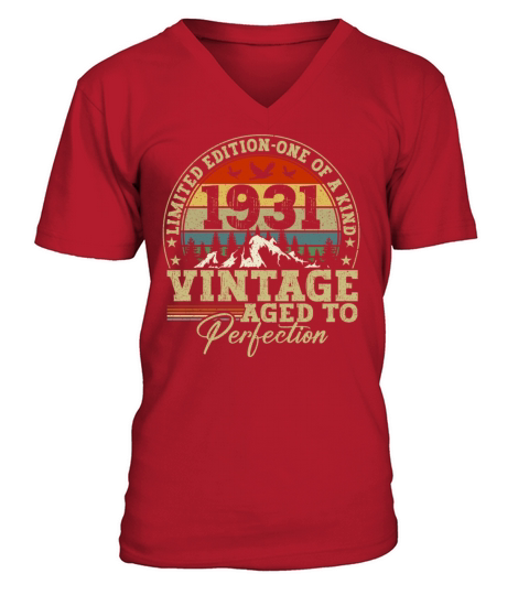 Vintage Limited Edition One Of A Kind 1931 V-Neck T-shirt