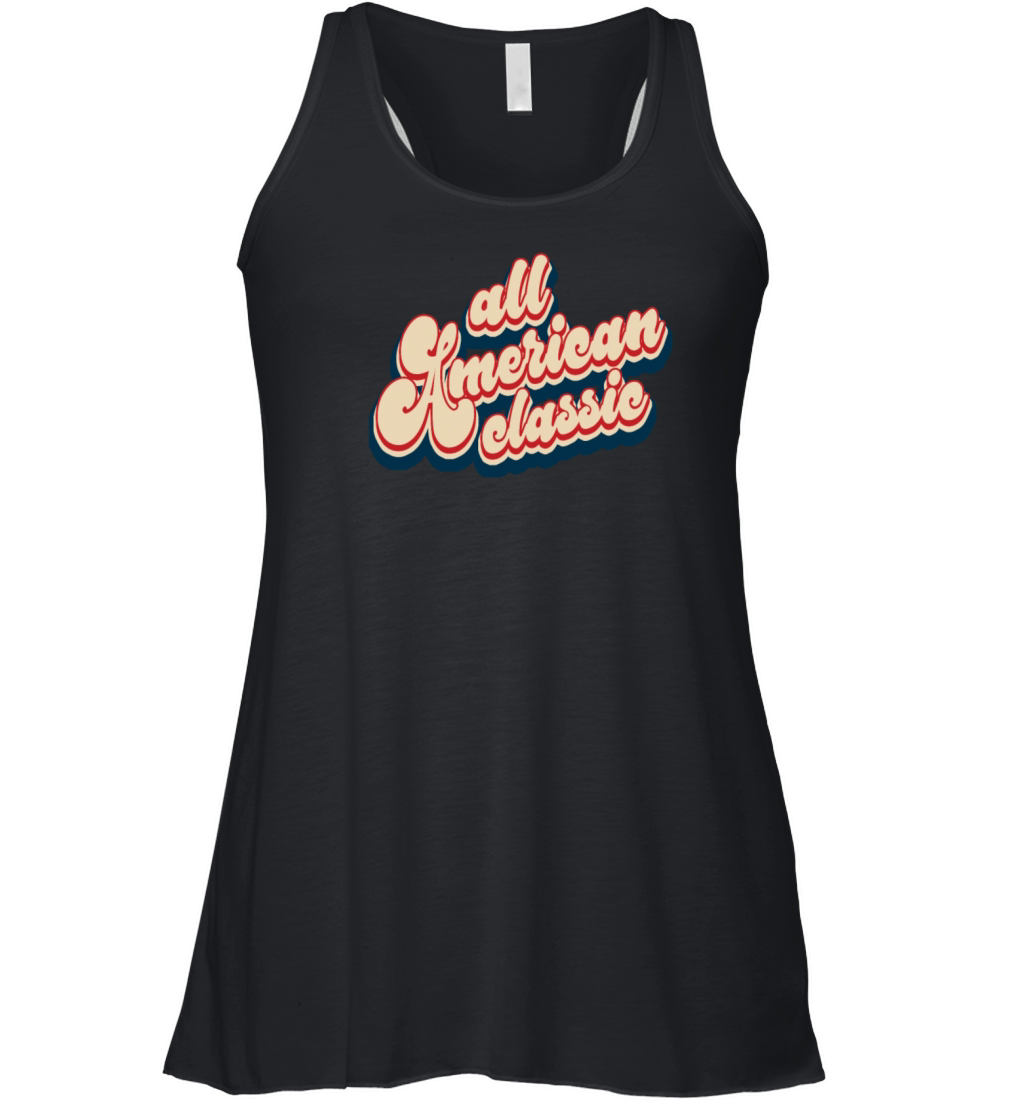 American Patriotic 4th of July Classic Vintage Women's Flowy Tank Top