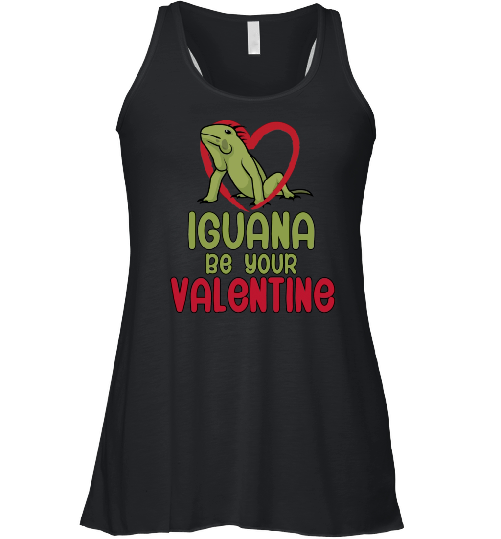 Iguana Be Your Valentine Women's Flowy Tank Top