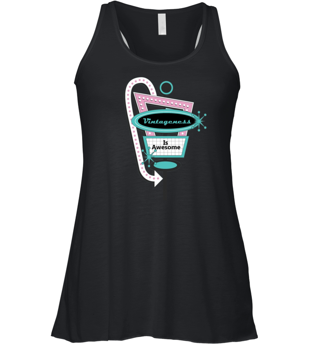 Vintageness Is Awesome Women's Flowy Tank Top