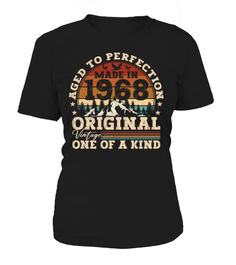 Original 1968 Vintage Vintage Birthday Retro Women's T-Shirt