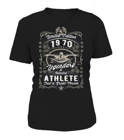Vintage 1970 Swimmer Birthday Gift Sport Hobby Women's T-Shirt
