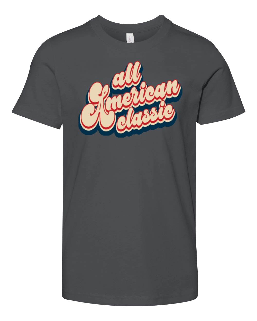 American Patriotic 4th of July Classic Vintage Youth Unisex Jersey Tee