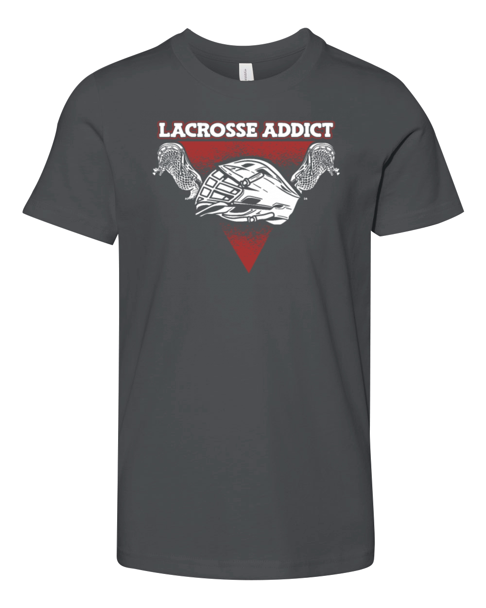 Lacrosse Adict Goalie Lax Legend Fan Mom Lacrosse Youth Unisex Jersey Tee