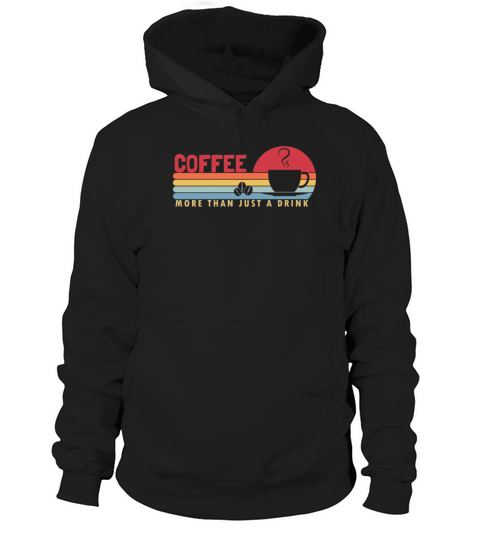 Coffee more than a Drink Barista Queen Latte Art Hoodie Unisex