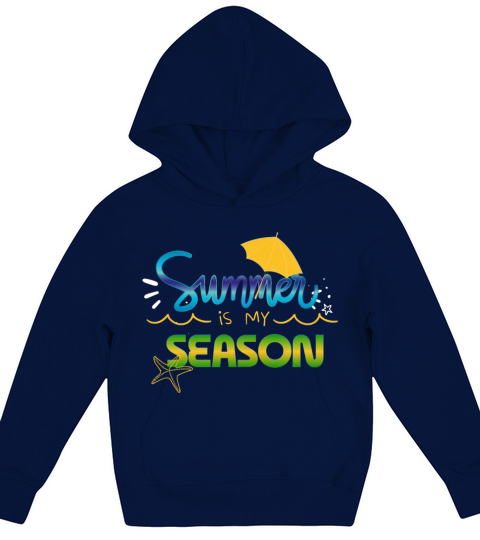 Summer is My Season Kids Hoodie