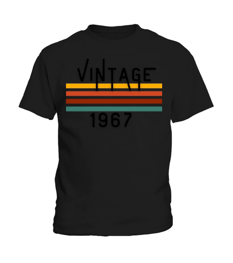Vintage 1967 50th Birthday Fiftieth Gift Kids T-Shirt