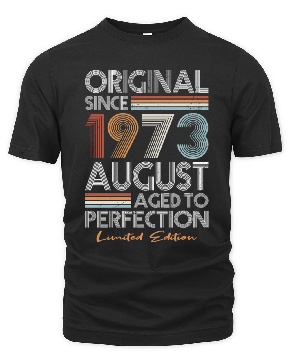 50th birthday august 1973 original 1973 Organic Unisex T-shirt