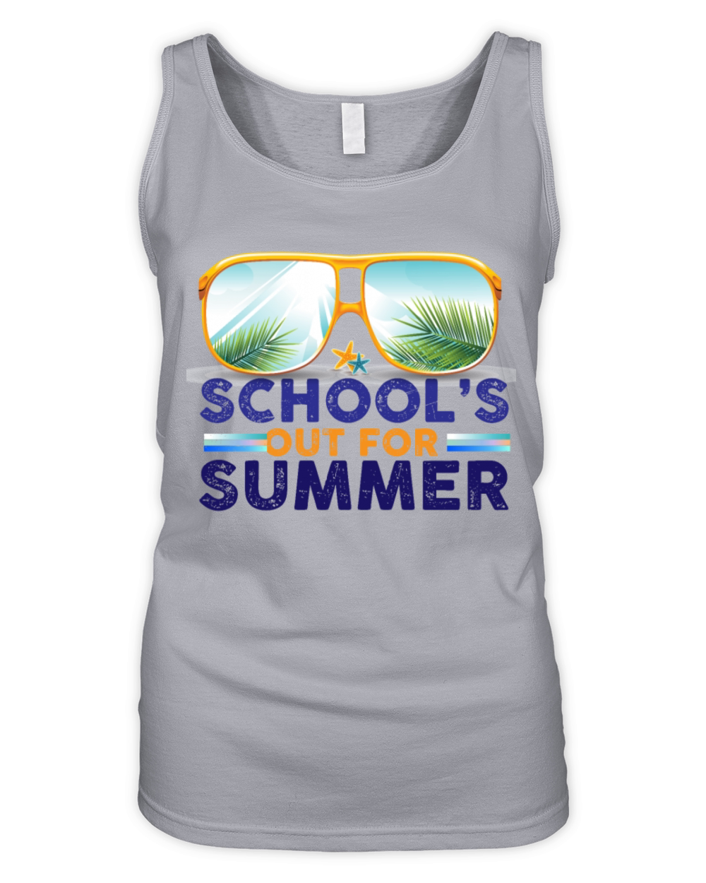Schools Out For Summer Glasses Last Day Of School Organic Women's Tank Top